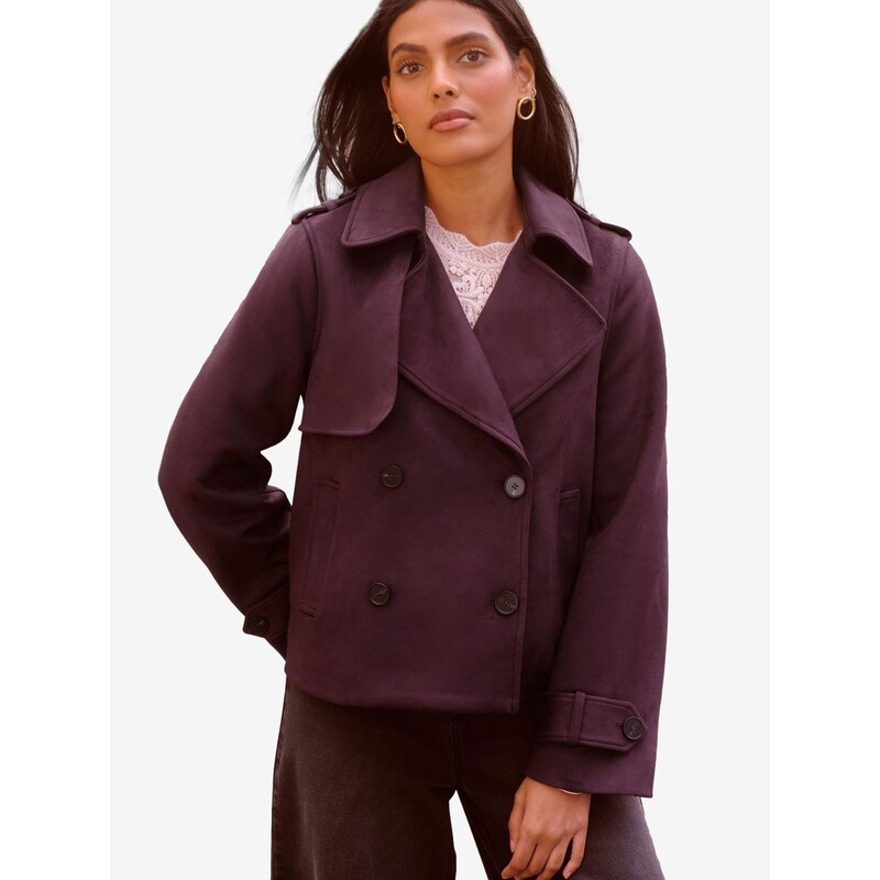 love & roses Prechodný kabát burgundská 66866054