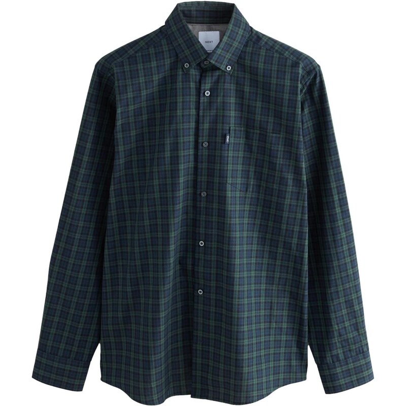 Next Košeľa tmavozelená 66866086