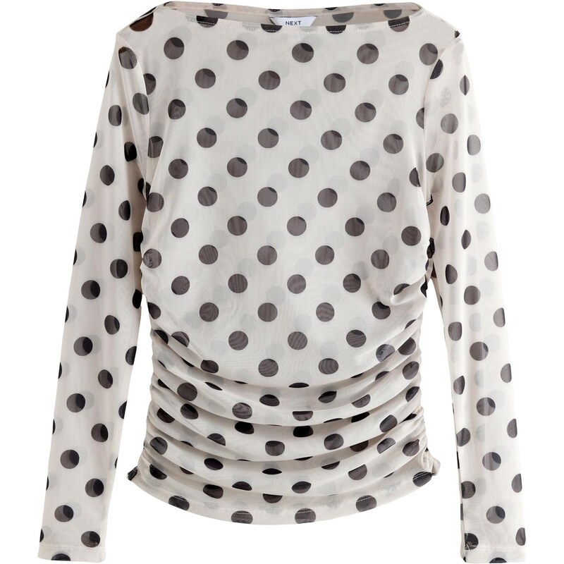 Next Tričko čierna / biela 66866124