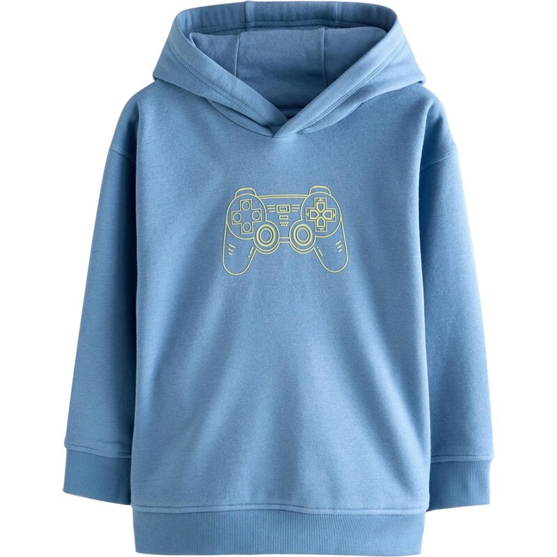 Next Mikina modrá / limetková 66866133