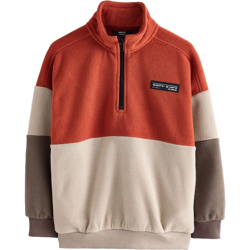 Next Sveter slonová kosť / mokka / oranžová / čierna 66866205