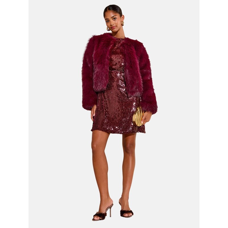 Friends Like These Prechodná bunda burgundská 66866246