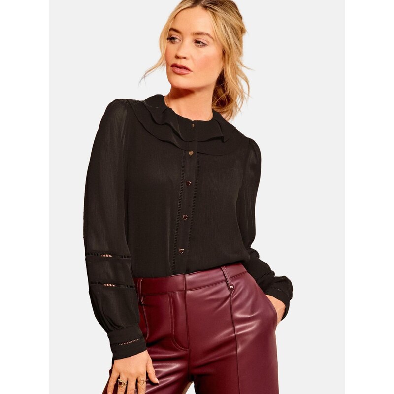 love & roses Blúzka čierna 66866257