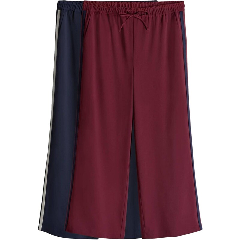 The Set Nohavice námornícka modrá / burgundská 66866311