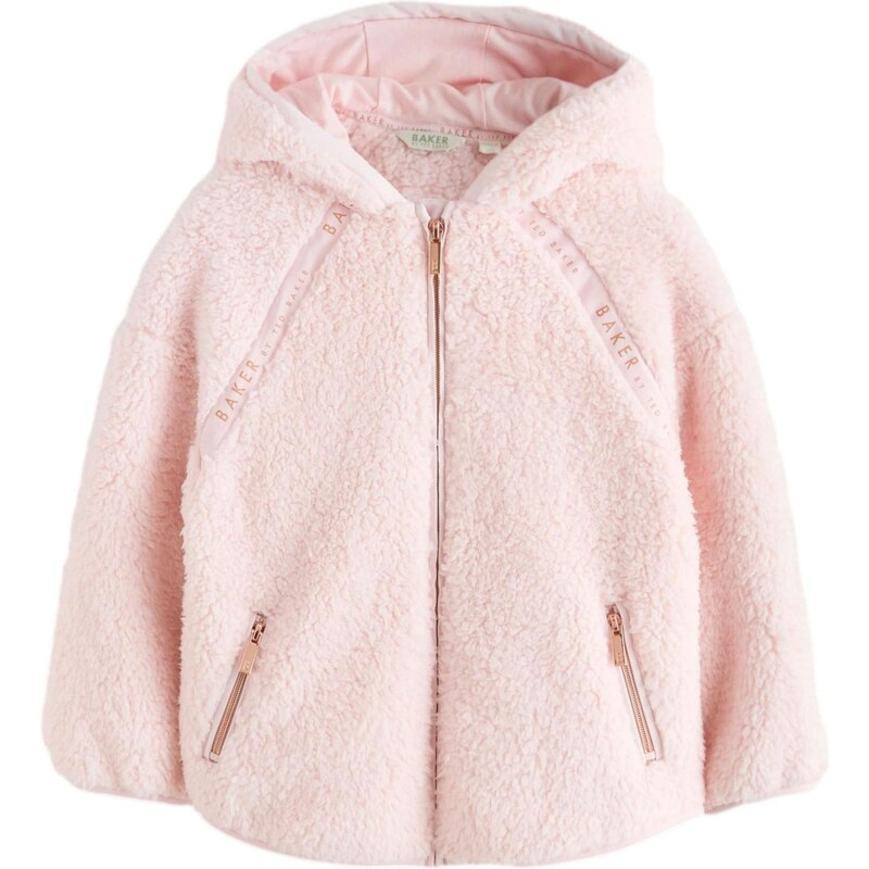 Baker by Ted Baker Flisová bunda pastelovo ružová 66866328