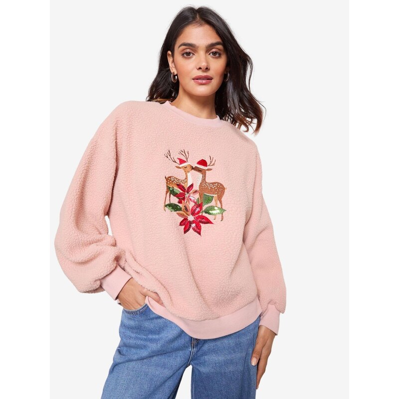 Friends Like These Mikina zelená / ružová / červená 66866344