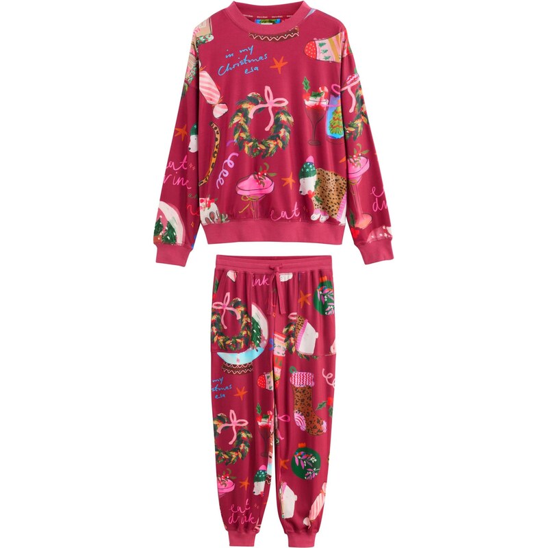 Next Pyžamo zmiešané farby / červená 67436356