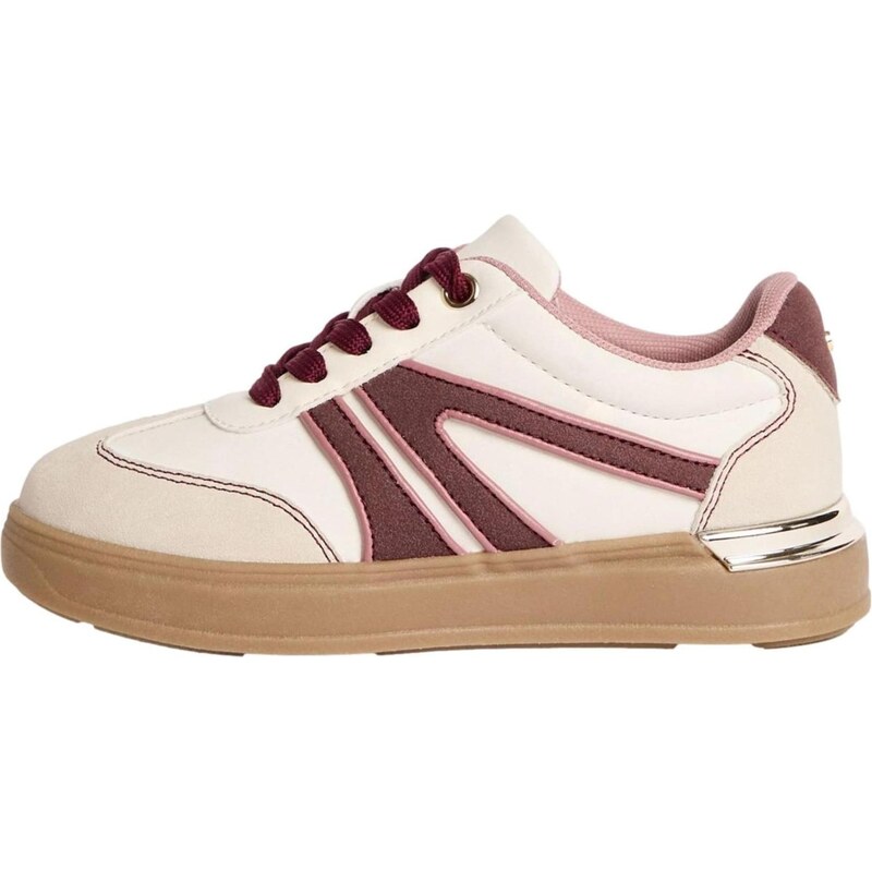 Lipsy Tenisky krémová / svetloružová / bordová 66866441