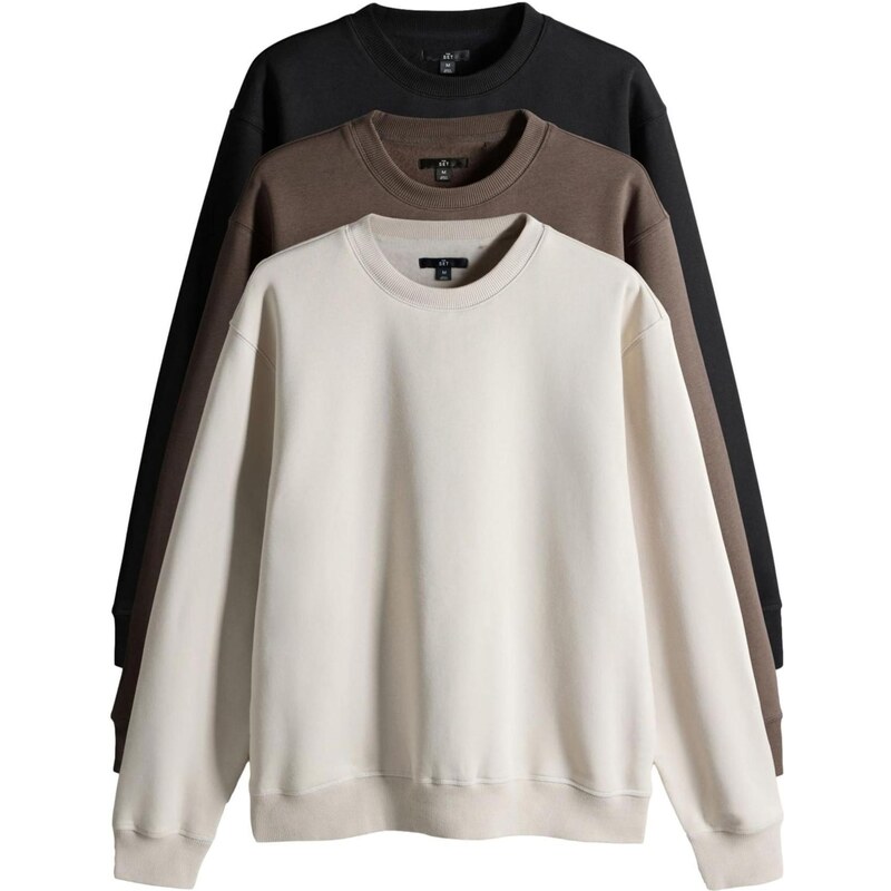 The Set Mikina krémová / hnedá / čierna 66866507