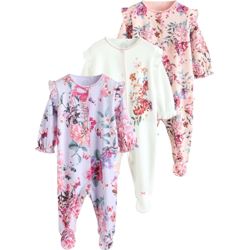 Next Pyžamo opálová / levanduľová / ružová / biela ako vlna 66866512