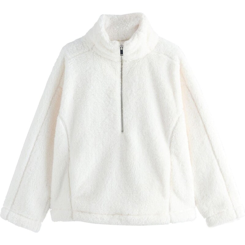 Next Flisová bunda krémová 66866596