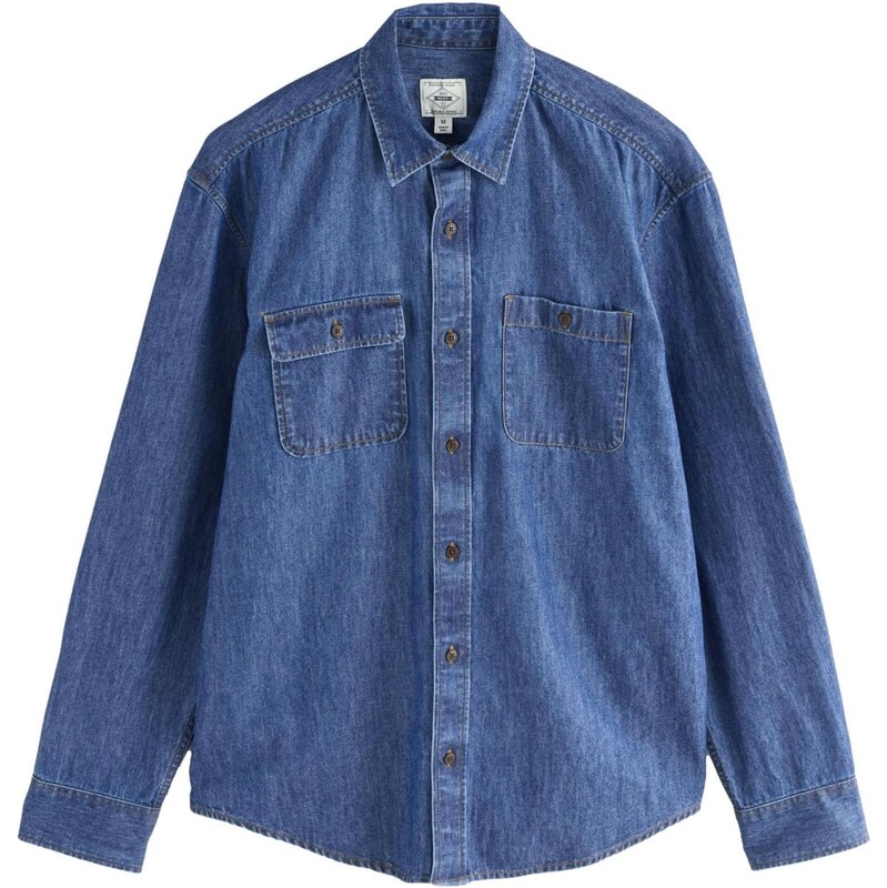 Next Košeľa modrá denim 66866586