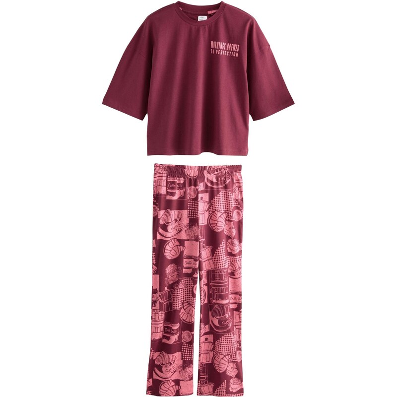 Next Pyžamo burgundská 66867184