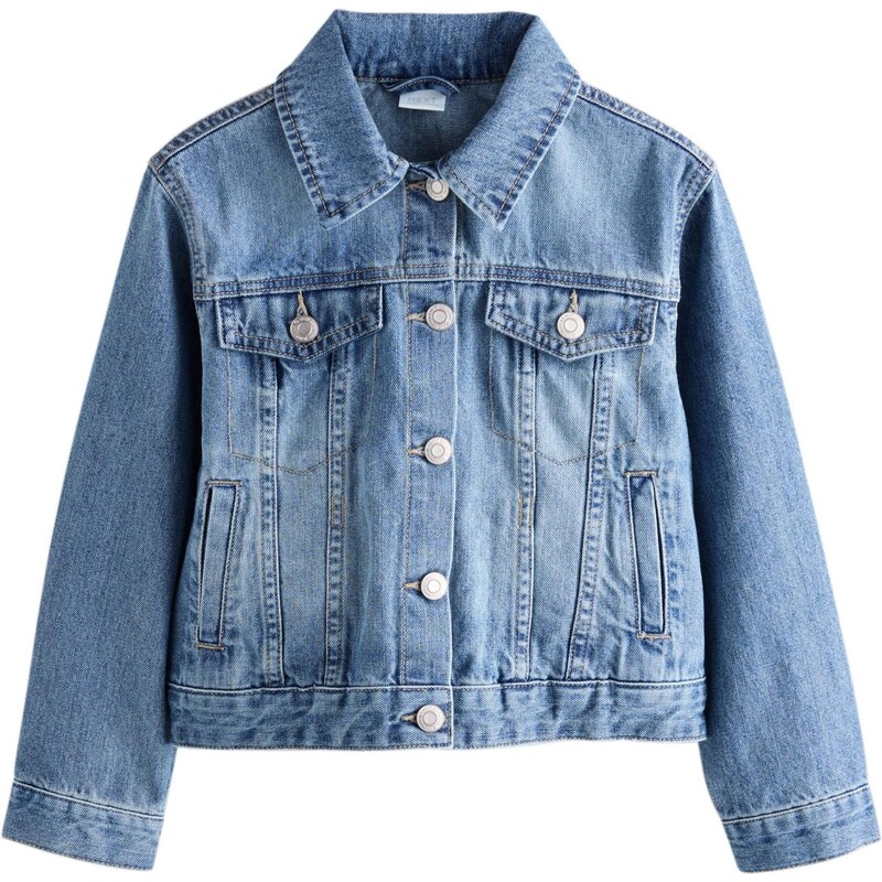 Next Prechodná bunda modrá denim 66867182