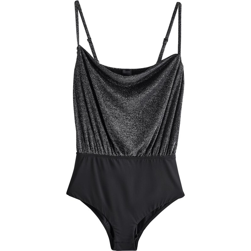 Next Košeľové body čierna / strieborná 66867322