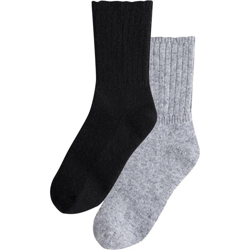 Next Ponožky sivá / čierna 66867383