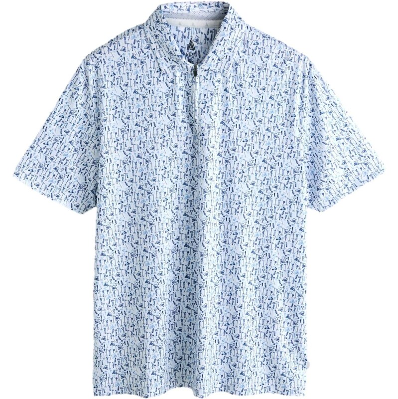 Next Tričko námornícka modrá / svetlomodrá / biela 66867400