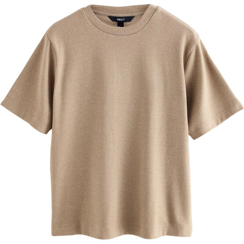 Next Tričko Premium tmavobéžová 66867451