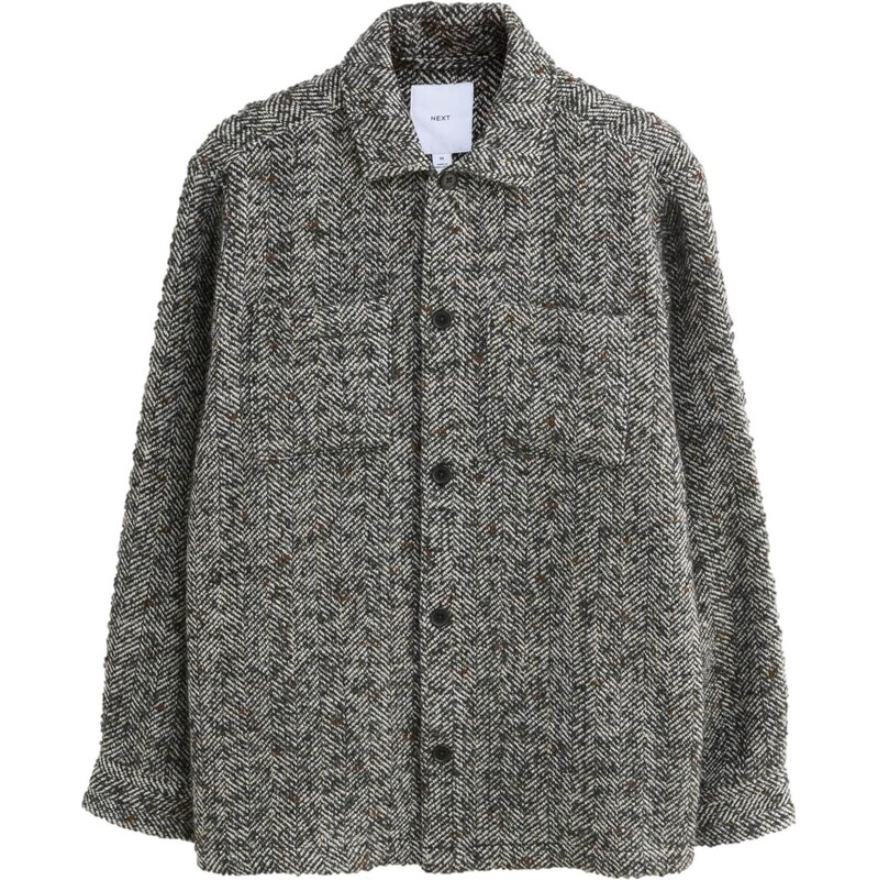 Next Košeľa hnedá / čierna / biela 66867548