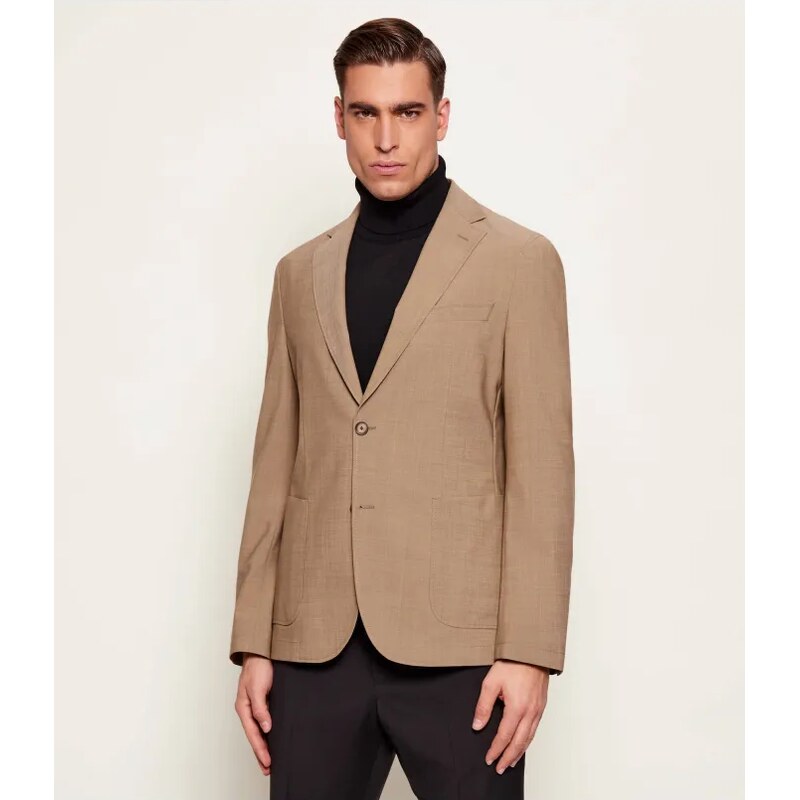 BOSS BLACK Vlnená sako P-Hanry-WG-253 | Slim Fit 66518268