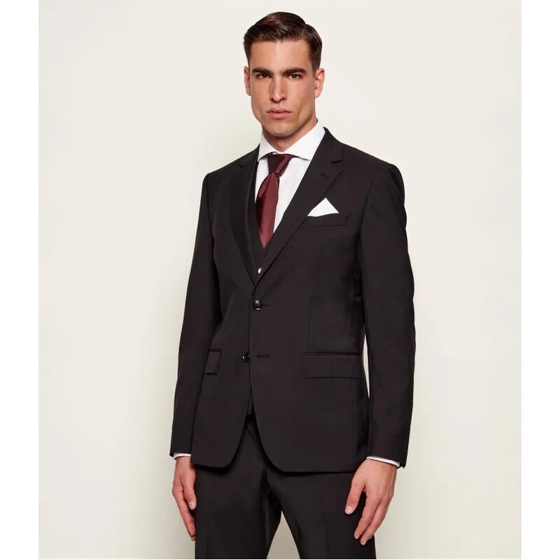 BOSS BLACK Vlnená sako H-Huge-S-MM-251 | Slim Fit 66518297