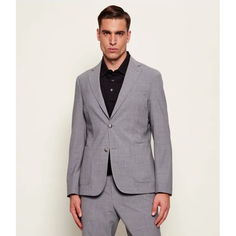 BOSS BLACK Vlnená sako P-Hanry-WG-253 | Slim Fit 66456634
