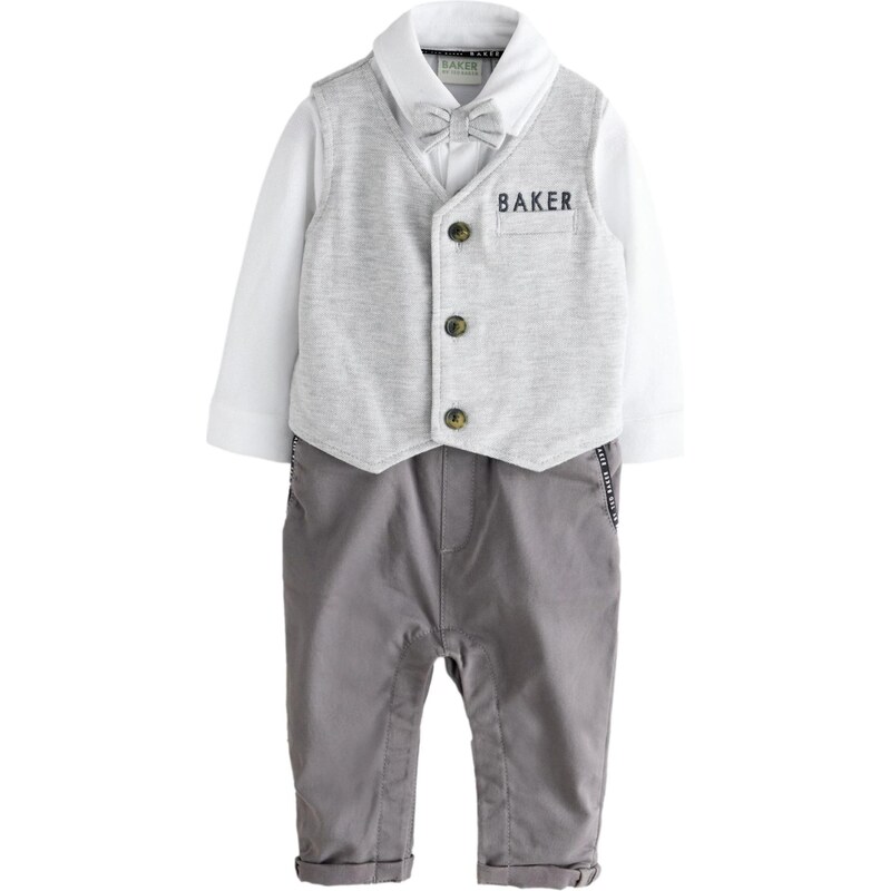 Baker by Ted Baker Overal sivá / tmavosivá / čierna / biela 66867657