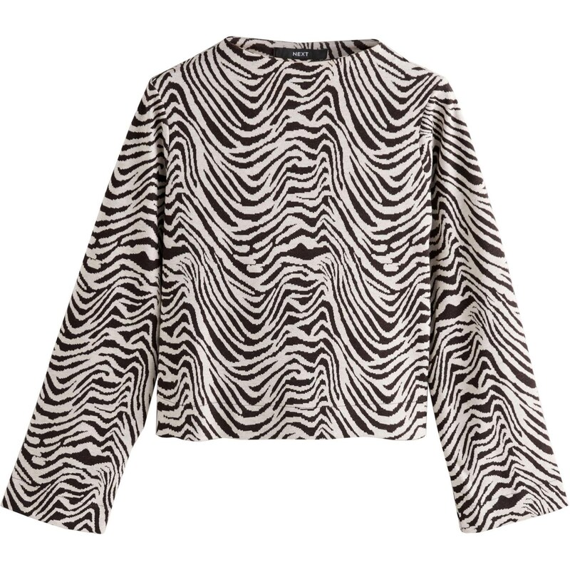 Next Blúzka svetlobéžová / čierna 66867683