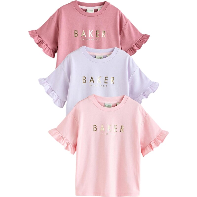 Baker by Ted Baker Tričko svetlomodrá / zlatá / ružová / staroružová 66867693