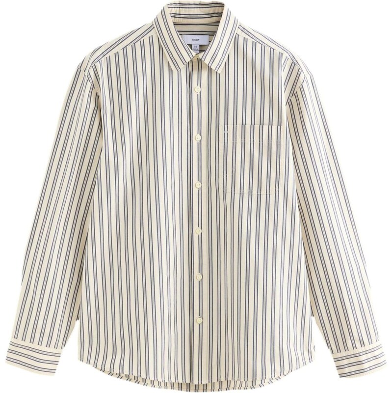 Next Košeľa nebielená / tmavomodrá 66867713