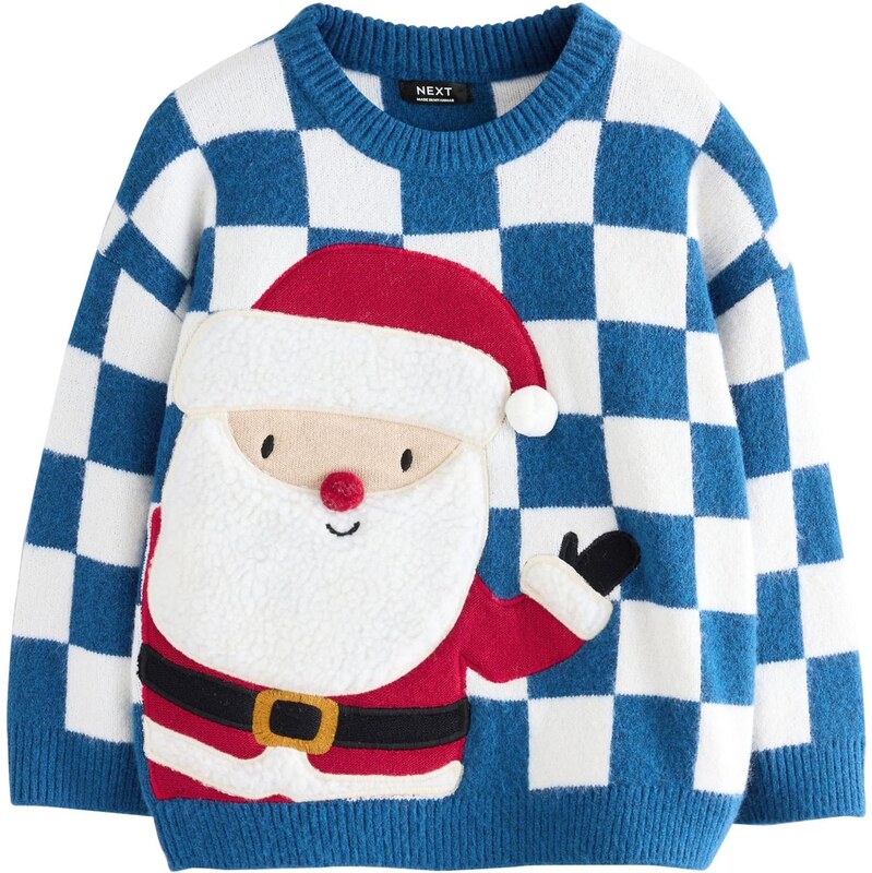 Next Sveter béžová / kráľovská modrá / červená / biela 66867780