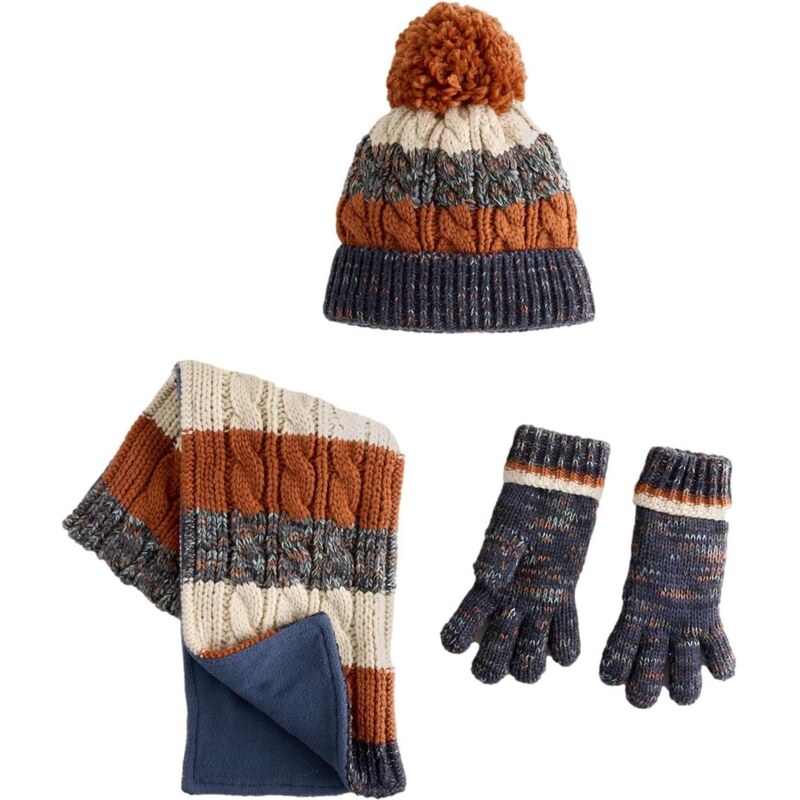 Next Set svetlobéžová / námornícka modrá / oxidová 66867787