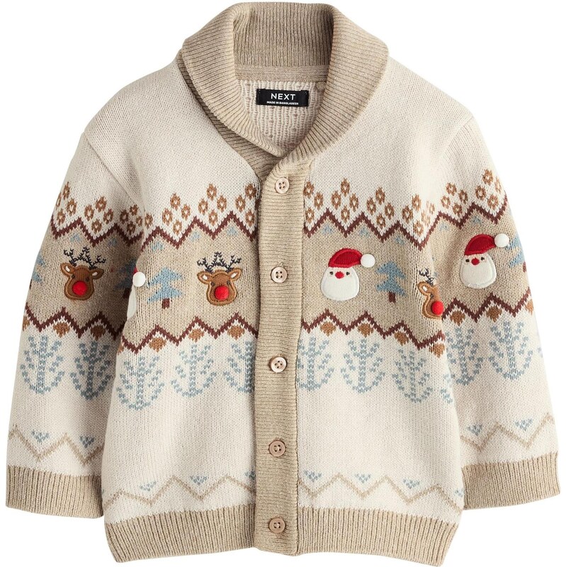 Next Kardigán béžová / svetlobéžová / svetlomodrá / hnedá 66867813