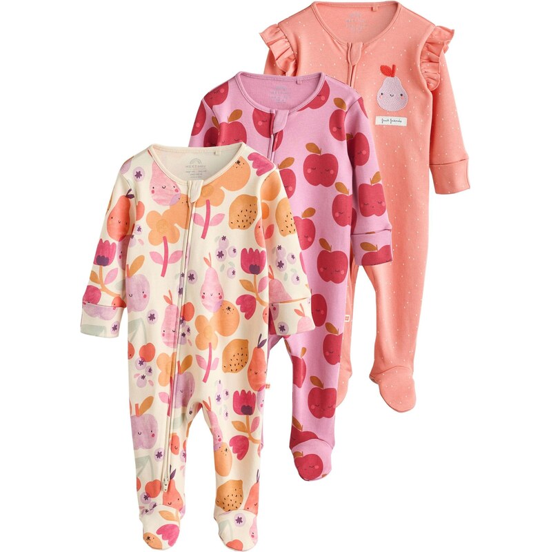 Next Pyžamo krémová / oranžová / eozín / červená 66867850