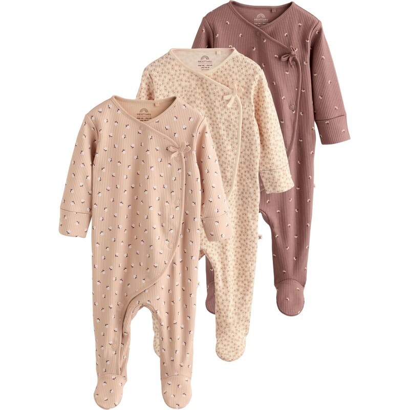 Next Pyžamo béžová / hnedá / tmavohnedá / biela 66867844