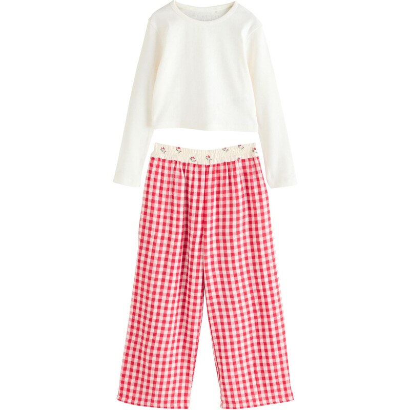 Next Pyžamo nebielená / červená 66867916