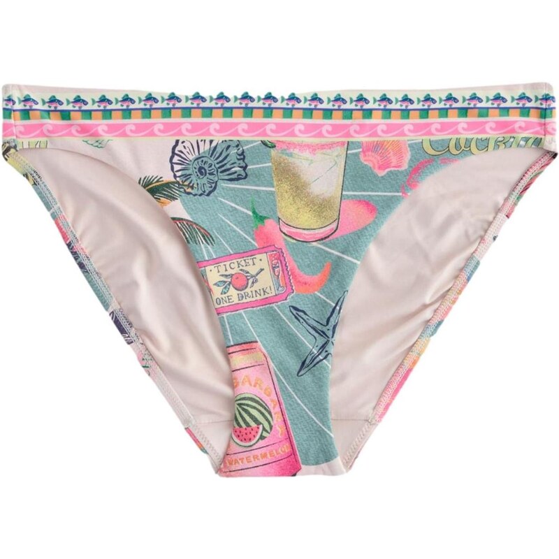 Next Bikinové nohavičky tmavomodrá / karí / mätová / ružová 66867918