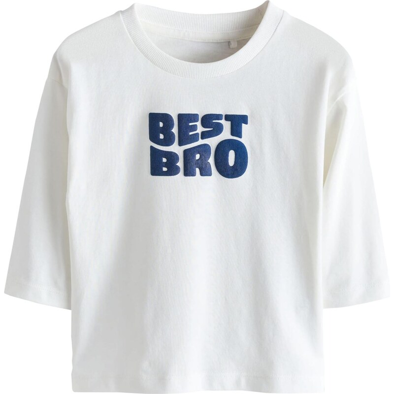 Next Tričko námornícka modrá / biela 66867920