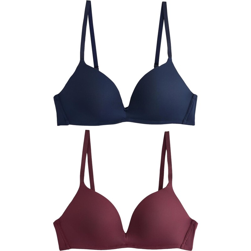 Next Podprsenka námornícka modrá / vínovo červená 66868103