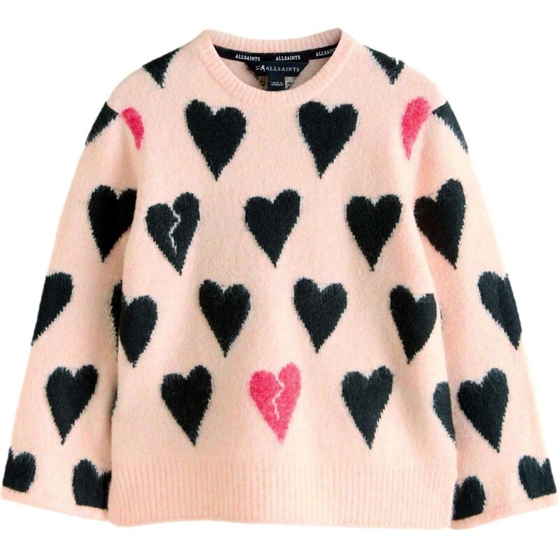 smALLSAINTS Sveter ružová / tmavoružová / čierna 66868154