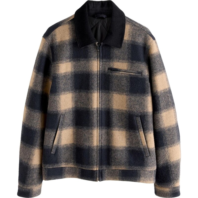 Next Prechodná bunda kapučíno / čierna / čierna melírovaná 66868177