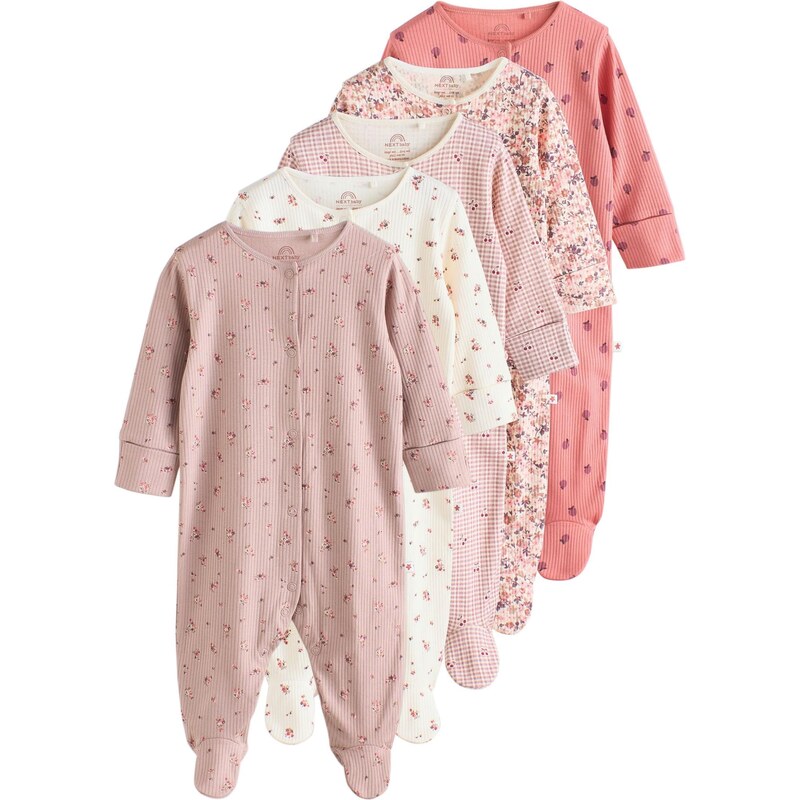 Next Pyžamo nebielená / svetlobéžová / ružová / staroružová / 66868232