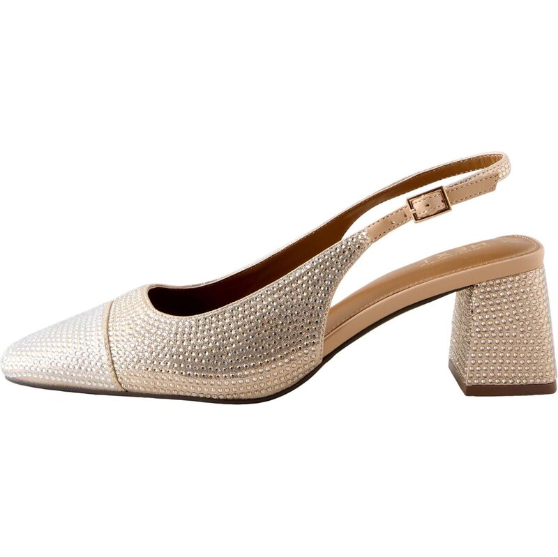 Next Lodičky s otvorenou pätou zlatá 66868322