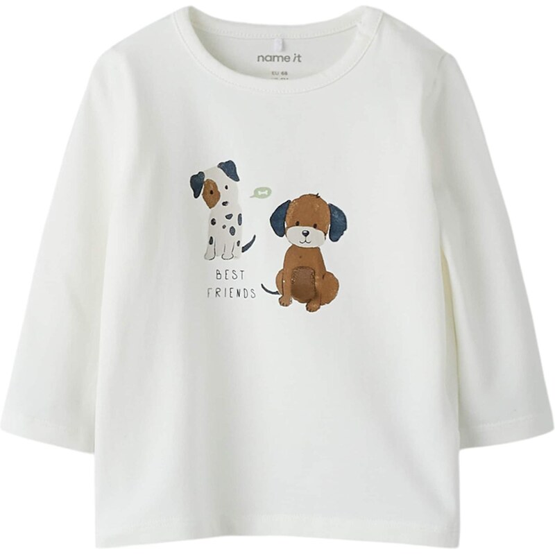 NAME IT Tričko NBMTOKAN námornícka modrá / hnedá / biela 66868424