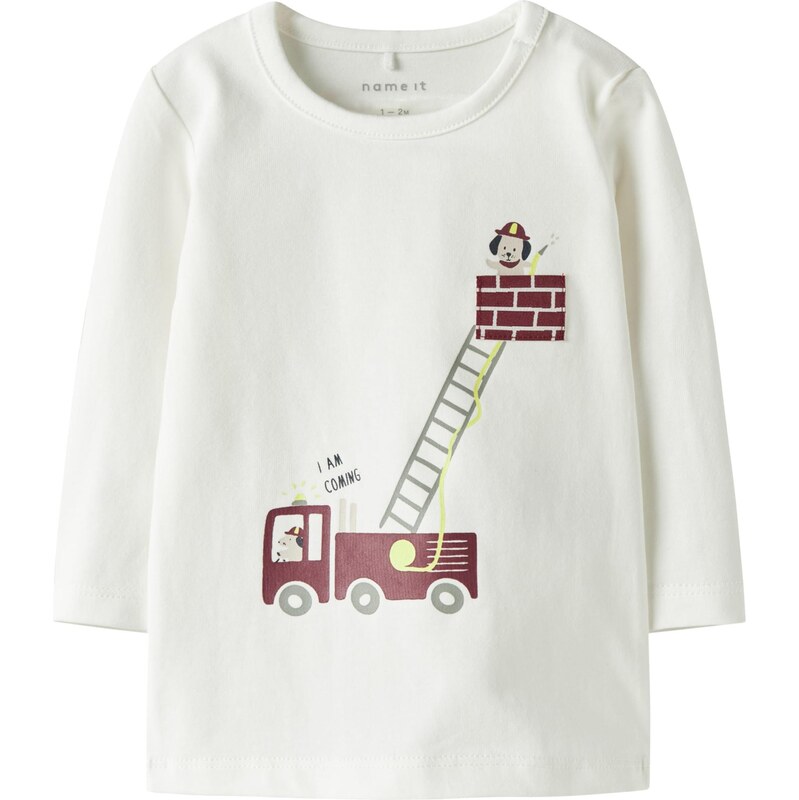 NAME IT Tričko NBMTINUS hrdzavohnedá / svetložltá / sivá / biela 66868420