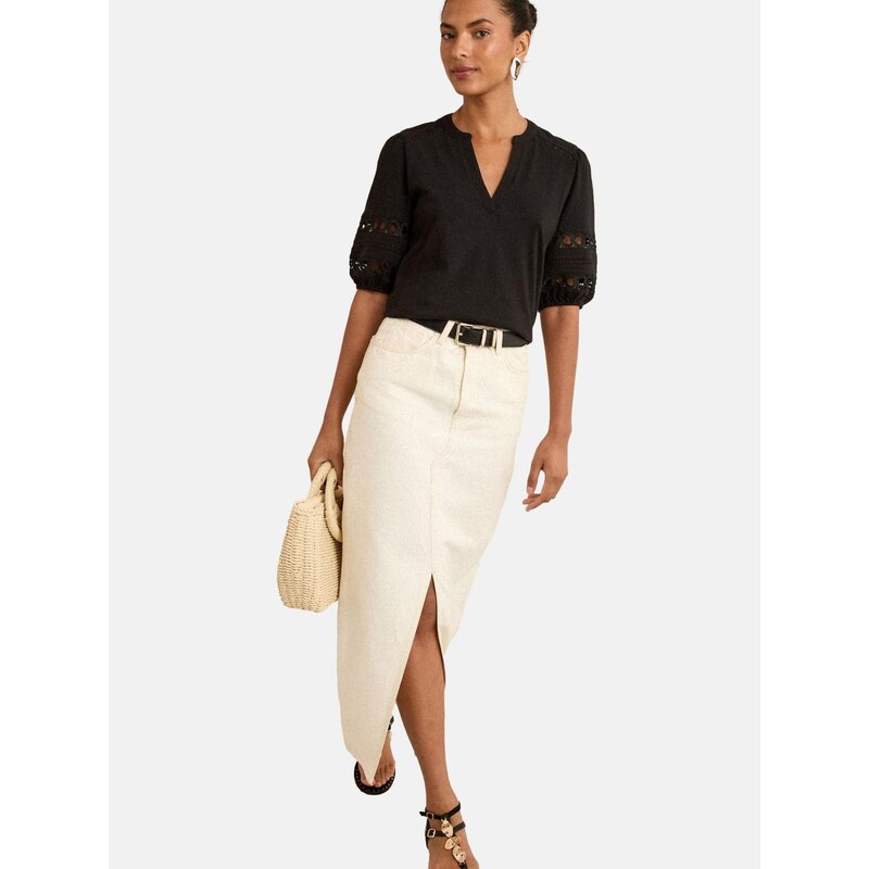 love & roses Blúzka čierna 66868429