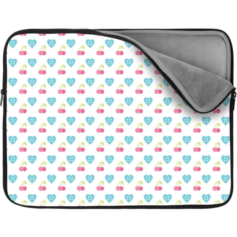 Sablio Obal na notebook Čerešne a srdce 65426983