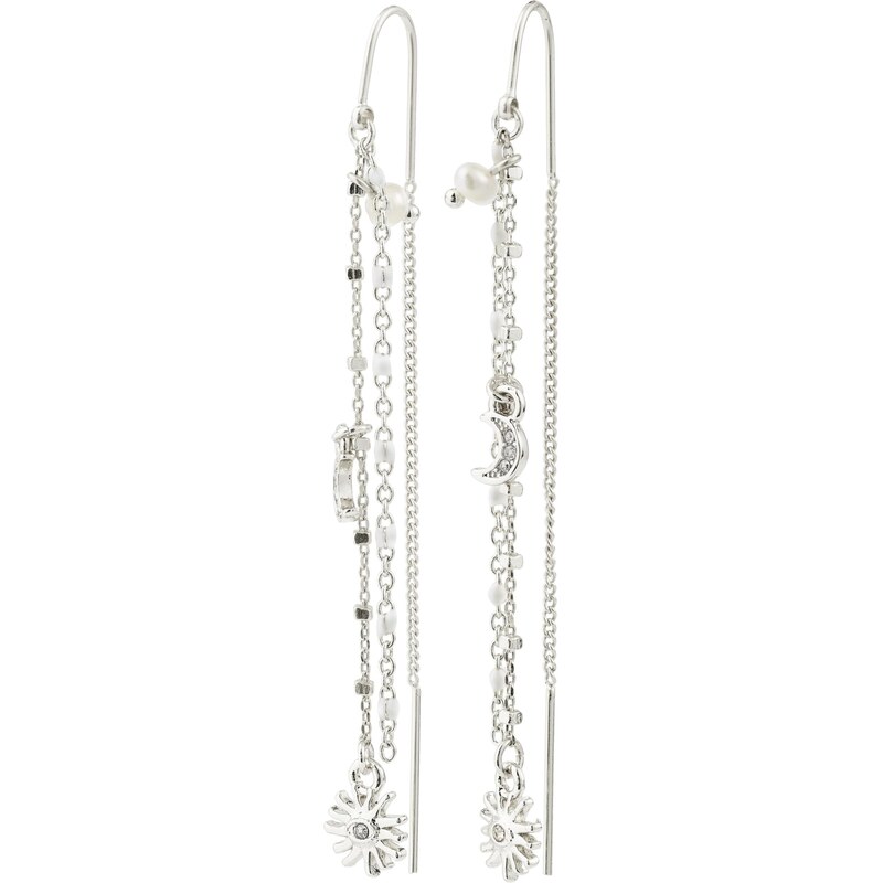 Pilgrim Náušnice Mylan strieborná 66868516