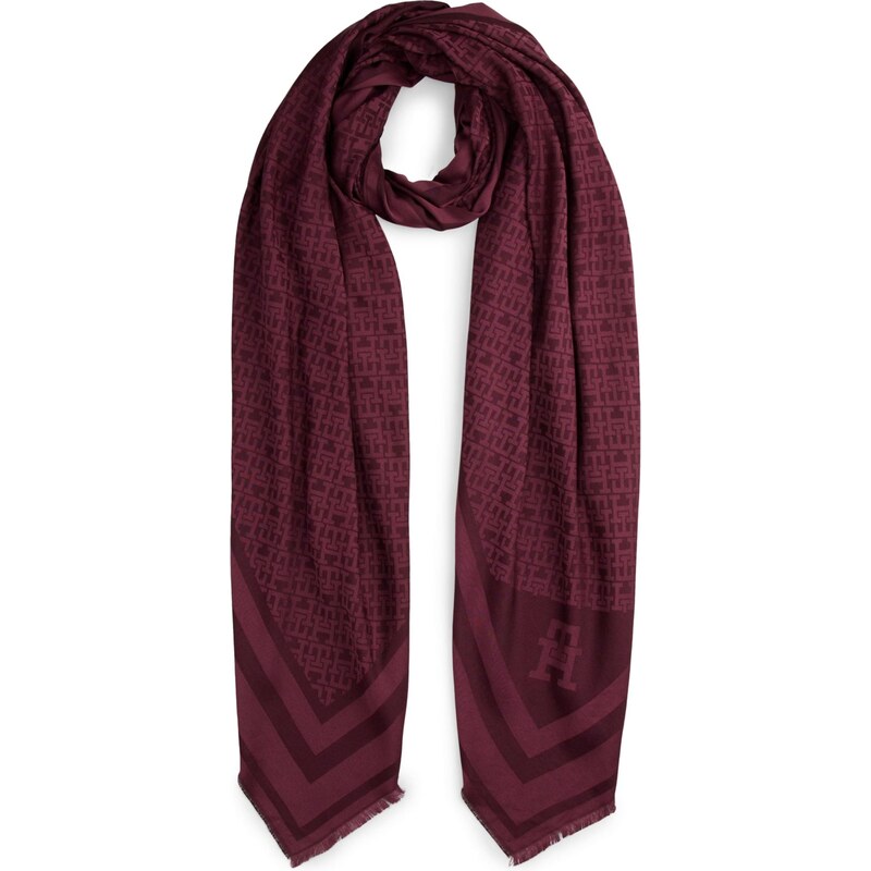 TOMMY HILFIGER Šál burgundská / vínovo červená 66868533