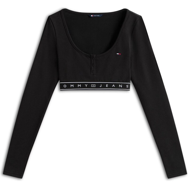 Tommy Jeans Tričko čierna / biela 66868557